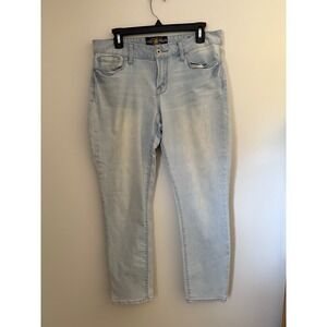 Lucky Brand Leyla Capri Jeans Size 10/30 Cropped Light Wash Denim‎ Pants